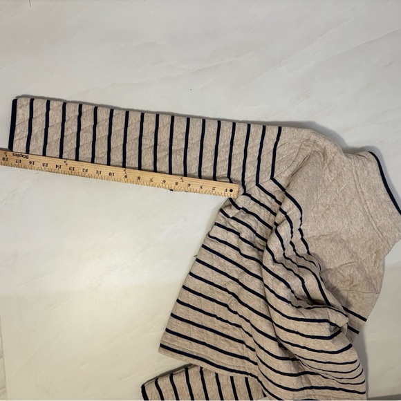 Orvis Quilted Stripe Snap Neck Pullover Size Small NWT - Picture 6 of 9